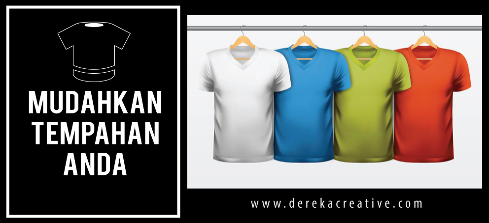 Cara Buat Tempahan T-Shirt.