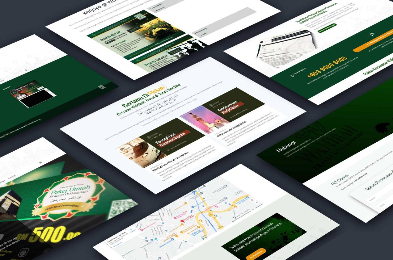 Website Wahibah Travel & Tours 