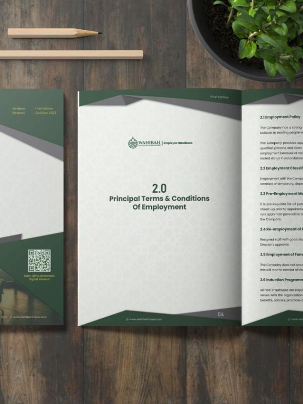 Employee Hand Book Design