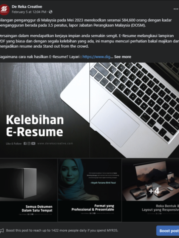 Facebook Posting Design